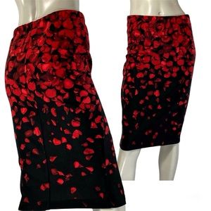Alyx Floral Print Midi Pencil Skirt